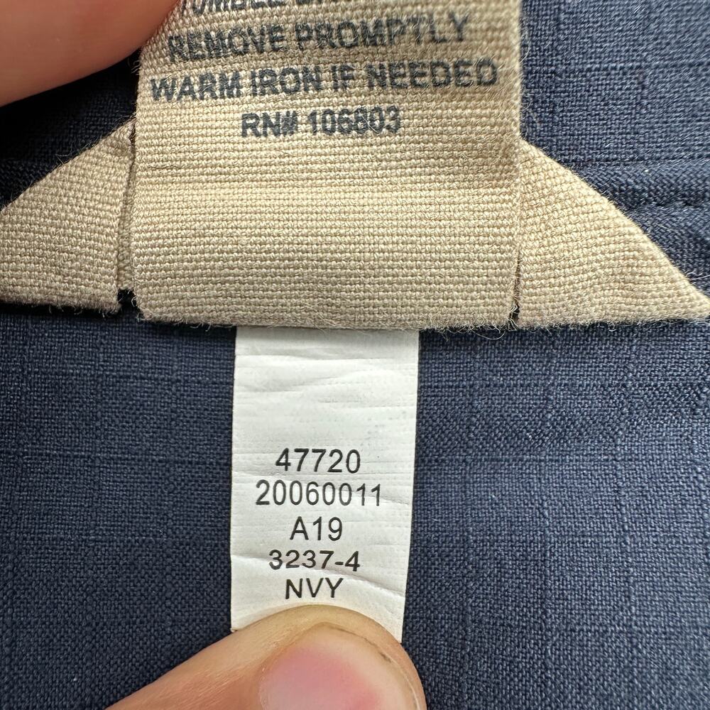 Duluth Trading Co Heirloom Gardening Vest Women 2x Duluthflex Ripstop Upf50 Navy View 6